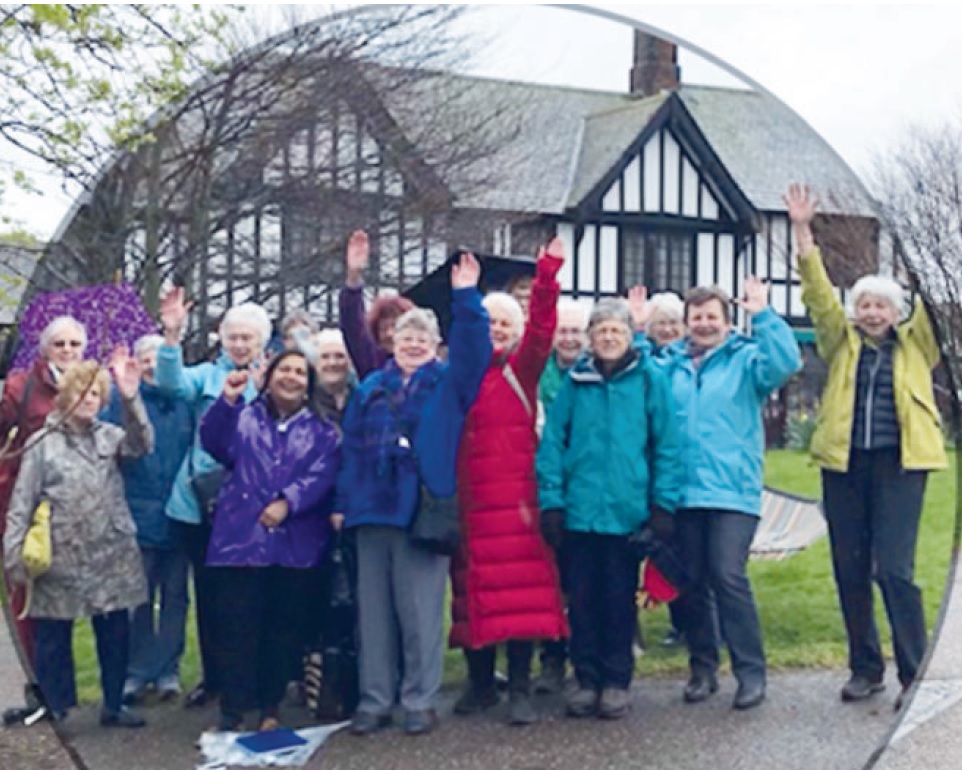 Handbridge Plant their Tree for the Chairman's Challenge - Cheshire WI